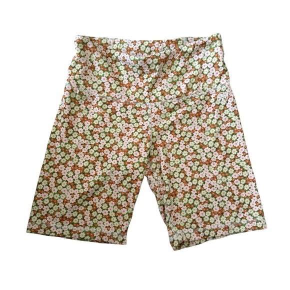 Tory Sport Printed High-Rise Weightless Bike Short Women Size XS Daisy Print - Picture 2 of 6
